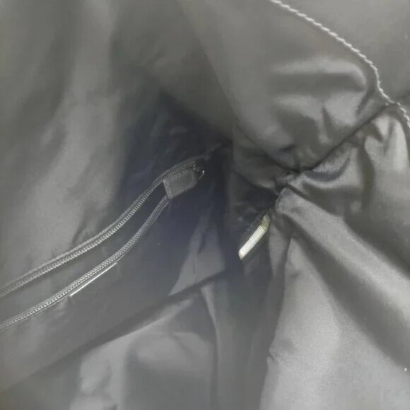 Gucci BackPack Bag Sherry Line Black Canvas 850-032125 - Picture 13 of 16